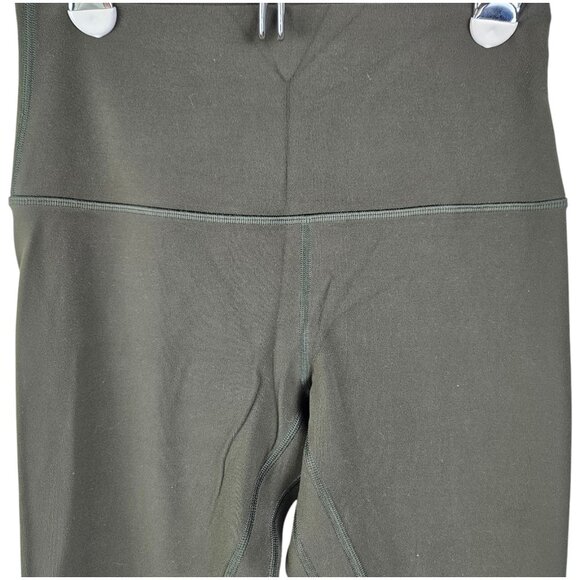 Lululemon Olive Green Align Cropped Leggings Size 6 - Picture 2 of 8